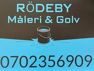L;ogotype Rödeby Måleri & Golv